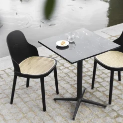 Normann Copenhagen Allez Café Bord 4L 70 x 70 cm Sort Marmor