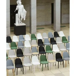 Normann Copenhagen Allez Spisebordsstol Canvas Polstret Sort