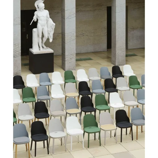 Normann Copenhagen Allez Spisebordsstol Canvas Polstret Sort