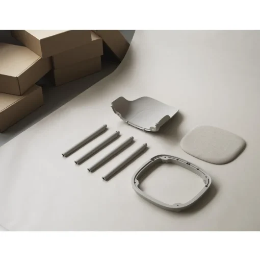 Normann Copenhagen Allez Spisebordsstol Canvas Polstret Sort