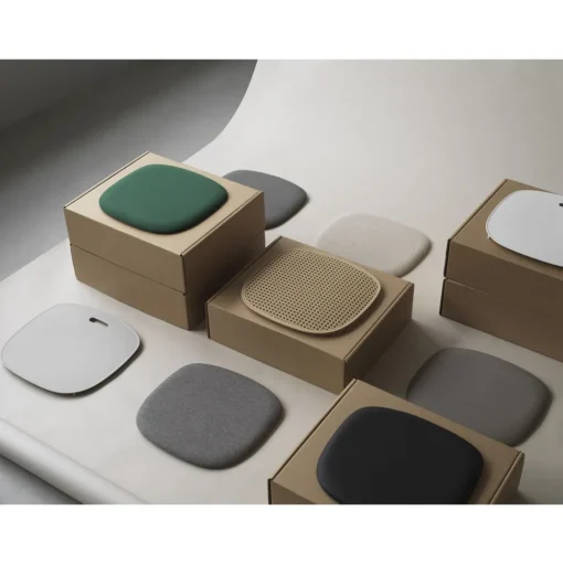 Normann Copenhagen Allez Spisebordsstol Canvas Polstret Sort