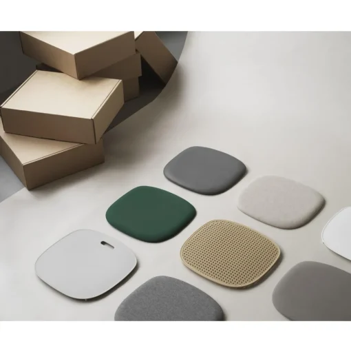 Normann Copenhagen Allez Spisebordsstol Canvas Polstret Varm Grå