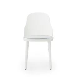 Normann Copenhagen Allez Spisebordsstol Canvas Polstret Hvid