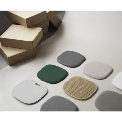 Normann Copenhagen Allez Spisebordsstol Canvas Polstret Hvid