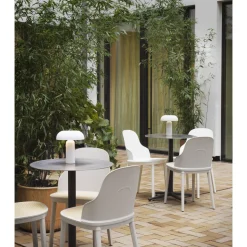 Normann Copenhagen Allez Spisebordsstol med Flet Varm Grå
