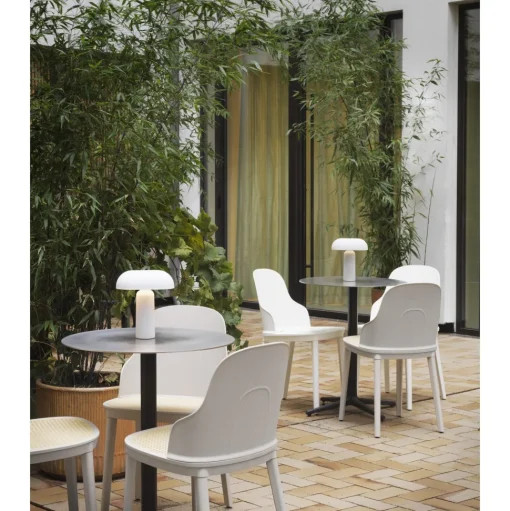 Normann Copenhagen Allez Spisebordsstol med Flet Varm Grå