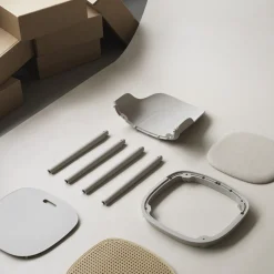 Normann Copenhagen Allez Spisebordsstol med Flet Grå