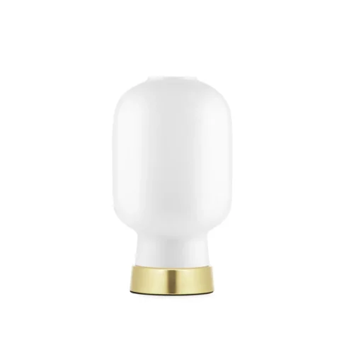 Normann Copenhagen Amp Bordlampe Hvid/Messing