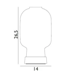 Normann Copenhagen Amp Bordlampe Guld/Grøn
