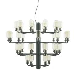 Normann Copenhagen Amp Lysekrone Stor Guld & Grøn