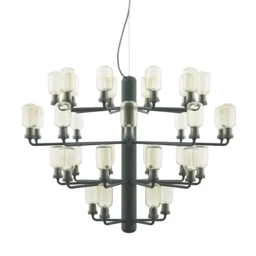 Normann Copenhagen Amp Lysekrone Stor Guld & Grøn