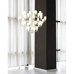 Normann Copenhagen Amp Lysekrone Stor Guld & Grøn