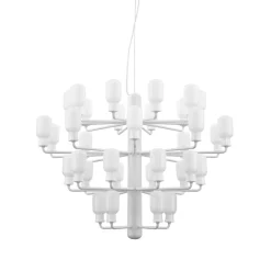 Normann Copenhagen Amp Lysekrone Stor Hvid & Hvid