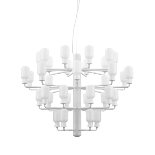 Normann Copenhagen Amp Lysekrone Stor Hvid & Hvid