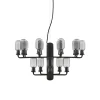 Normann Copenhagen Amp Lysekrone Lille Røgfarvet & Sort
