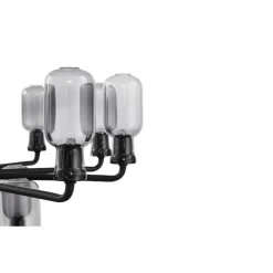 Normann Copenhagen Amp Lysekrone Lille Røgfarvet & Sort