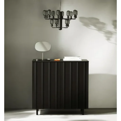 Normann Copenhagen Amp Lysekrone Lille Røgfarvet & Sort