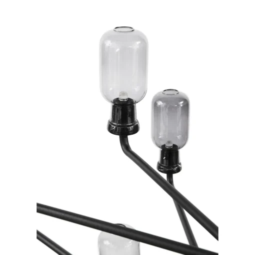 Normann Copenhagen Amp Lysekrone Stor Røgfarvet & Sort
