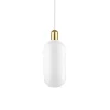 Normann Copenhagen Amp Pendel Stor Hvid/Messing