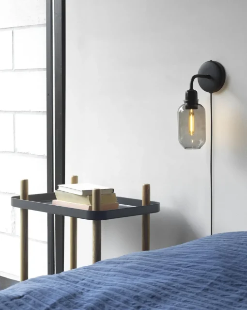 Normann Copenhagen Amp Váglampe Røg/ Sort