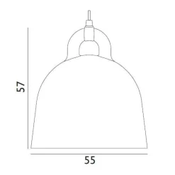 Normann Copenhagen Bell Pendel Stor Sand