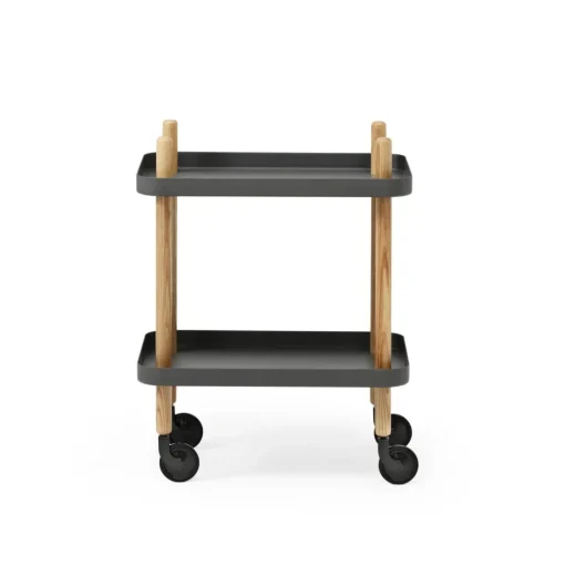 Normann Copenhagen Block Rullevogn Mørk Grå