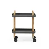 Normann Copenhagen Block Rullevogn Sort/ Ask