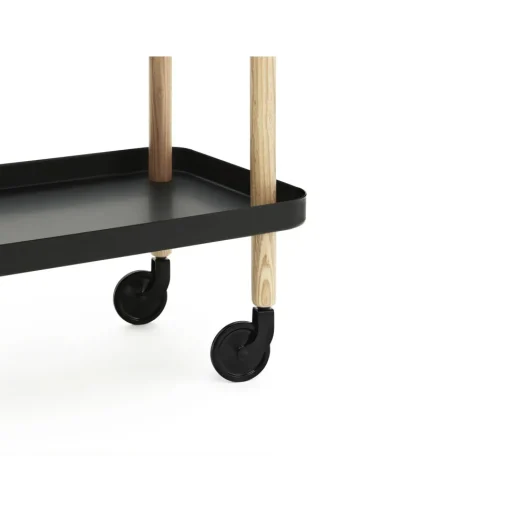 Normann Copenhagen Block Rullevogn Sort/ Ask