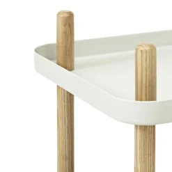 Normann Copenhagen Block Rullevogn Hvid/Asketrá