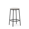 Normann Copenhagen Circa Barstol H65 Polstret Sort/MLF20 Sand
