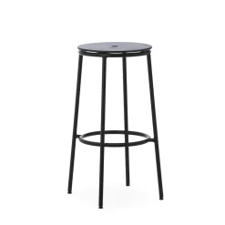 Normann Copenhagen Circa Barstol H75 Sort/Sort Eg