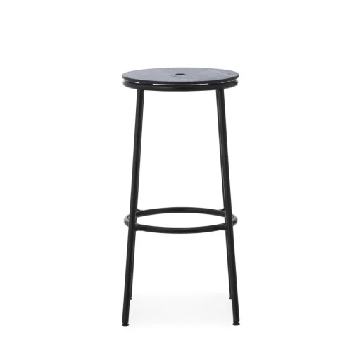 Normann Copenhagen Circa Barstol H75 Sort/Sort Eg