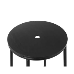 Normann Copenhagen Circa Barstol H75 Sort/Sort Eg