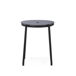 Normann Copenhagen Circa Skammel Sort/Sort Aluminium