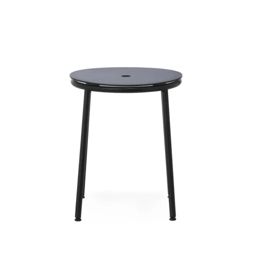 Normann Copenhagen Circa Skammel Sort/Sort Aluminium