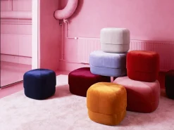 Normann Copenhagen Circus Puf Stor Mørk Rød