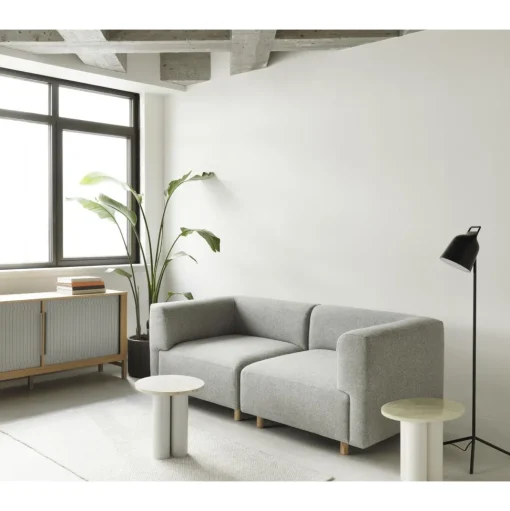Normann Copenhagen Dit Sidebord Rød/Travertine Light