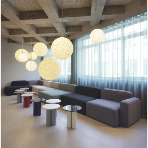 Normann Copenhagen Dit Sidebord Blå/Hvid Carrara