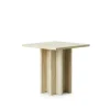 Normann Copenhagen Edge Sofabord Lille Travertine