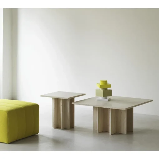 Normann Copenhagen Edge Sofabord Lille Travertine