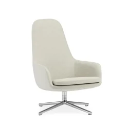 Normann Copenhagen Era Lánestol Høj med Swivel Aluminium/Main Line Flax MLF20