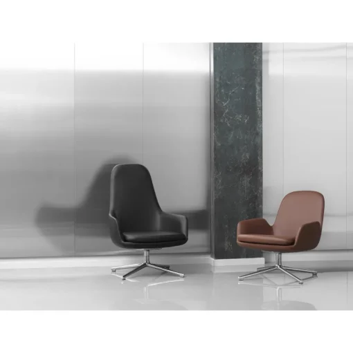 Normann Copenhagen Era Lánestol Høj med Swivel Aluminium/Main Line Flax MLF20