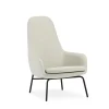 Normann Copenhagen Era Lánestol Høj Sort Stål/Main Line Flax MLF20