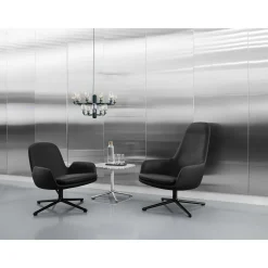 Normann Copenhagen Era Lánestol Høj Sort Stål/Main Line Flax MLF20