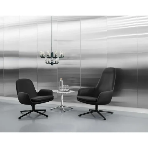 Normann Copenhagen Era Lánestol Høj Sort Stål/Main Line Flax MLF20