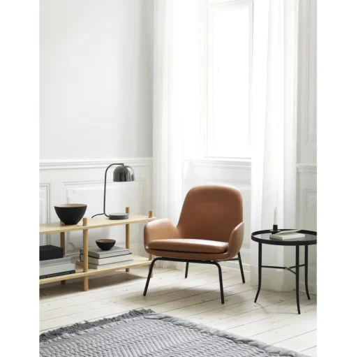 Normann Copenhagen Era Lánestol Lav Sort Stål/Synergy LDS16