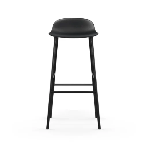 Normann Copenhagen Form Barstol H75 cm Sort/Sort Stål