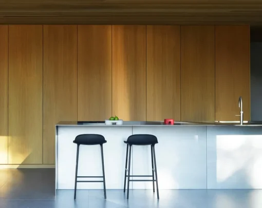 Normann Copenhagen Form Barstol H75 cm Sort/Sort Stål