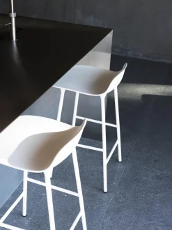 Normann Copenhagen Form Barstol H75 cm Sort/Sort Stål