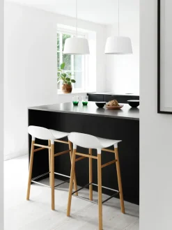 Normann Copenhagen Form Barstol H75 cm Sort/Sort Stål